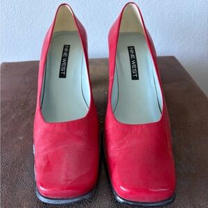 Nine West Bold Red Heels